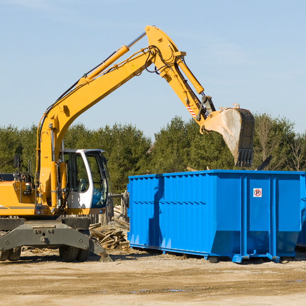 what size residential dumpster rentals are available in Beverly Hills